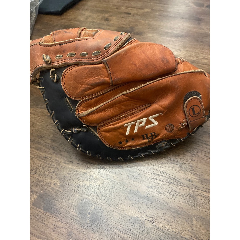 Louisville Slugger TPS Baseball Glove GTPS-205 Brown Black Leather RHT Catcher